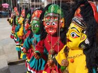 Typicke Kathmandske loutky